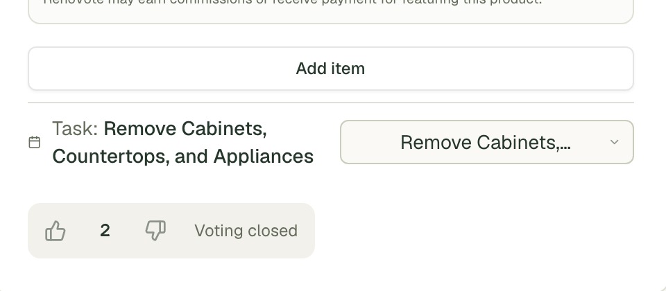 An idea with voting closed